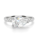 Pear Diamond Engagement Ring for Women