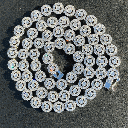 Iced Out Chain Necklace Unisex Hip Hop  Gift for Him