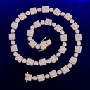 Hip Hop Luxury Diamond Chain Necklace Unisex Hip Hop Jewelry Gift for Birthday