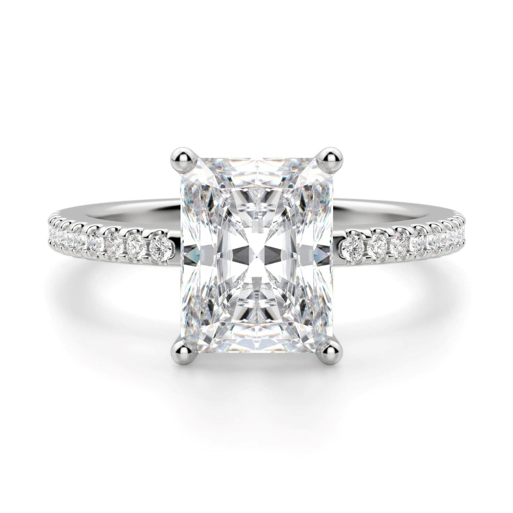 Radiant Cut Engagement Ring For Women