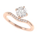 Forever One  Ring, Promise Ring, Art Deco Ring Wedding Ring Solitaire Ring