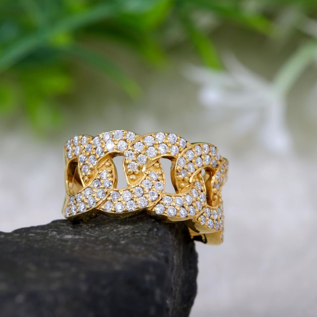 Round Diamond Twisted Half Eternity Band  For Women