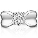 Round Diamond Unique Engagement Ring for Women
