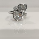Pear Diamond Modern Jewelry Engagement Ring for Women