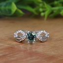 Round Diamond Unique Engagement Ring for Women