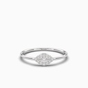 Diamond Evil Eye Ring In / Dainty Diamond Ring / Dainty Evil Eye Diamond Ring / Lucky Eye Diamond Ring / Dainty Engagement Ring
