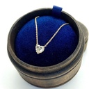 Heart Cut Diamond Pendant Necklace For Women