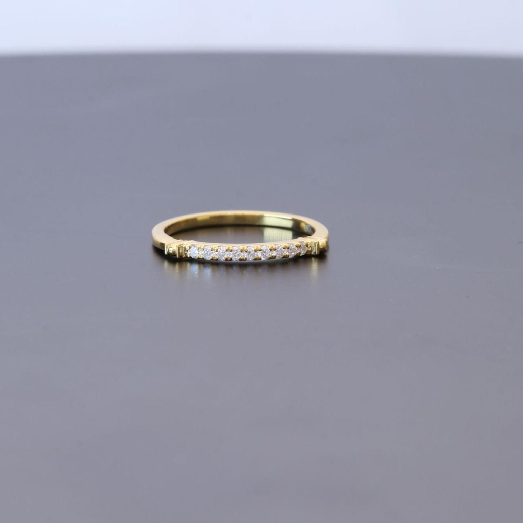 Round Diamond Half Eternity Wedding Band For Women