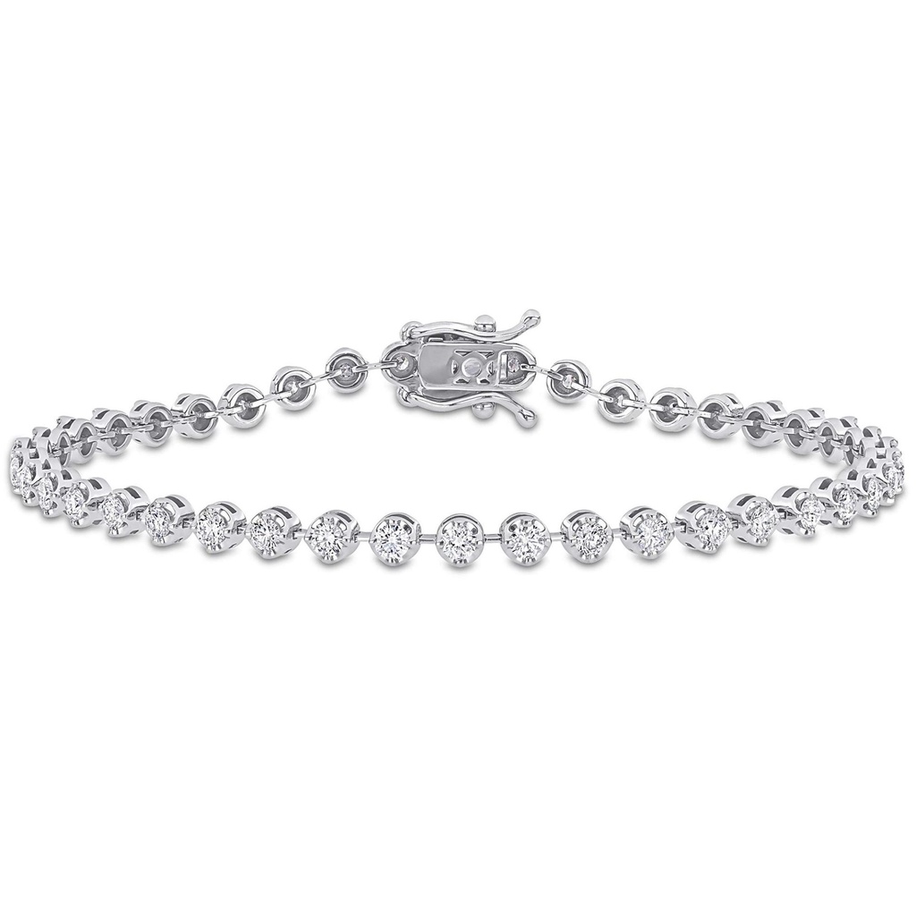  Round Cut Diamond Tennis Bracelet For Women