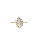 Marquise Cut Diamond Cluster Engagement Ring For Women