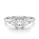 Marquise Cut Diamond Basket Set East West Ring For Women