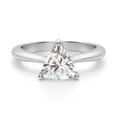  Trillion Cut Diamond Solitaire Ring Gift For Women