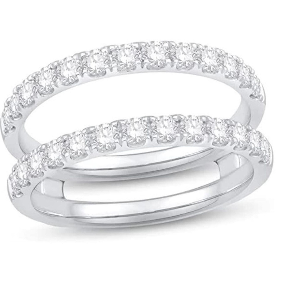  Round Cut Diamond Eternity Wedding Ring For Women