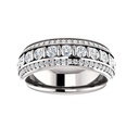  Round Cut Diamond Eternity Wedding Band For Women