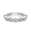 Round Cut Diamond Eternity Wedding Band for Women