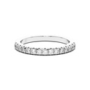Round Cut Diamond Half Eternity Wedding Band for Women