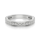  Round Cut Diamond Art Deco Wedding Eternity Band For Women