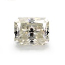 Loose Moissanite Salt & Pepper Off White Clean Radiant Cut 11.00 x 9.00 MM