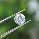 Loose Moissanite Salt & Pepper White Clean Round Cut 4.40 MM