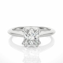  Princess Cut Diamond Prong Set Solitaire Engagement Ring For Women