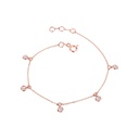  Round Cut Diamond Bezel Set Tennis Bracelet For Women