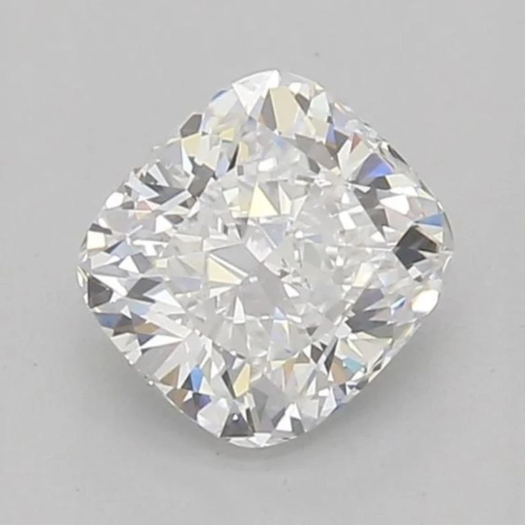 Loose Moissanite  Salt & Pepper White Clean Cushion Cut 5.00 MM