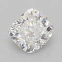 Loose Moissanite  Salt & Pepper White Clean Cushion Cut 5.00 MM