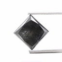 Loose Moissanite Salt & Pepper Grey Clean Princess Cut 3.80 MM