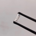 Loose Moissanite  Salt & Pepper White Clean Baguette Cut 12.50 x 5.50 MM