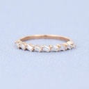 Eternity Baguette Ring Wedding band Bridesmaid Rings Engagement Ring Friendship Matching band promise Unique ring anniversary