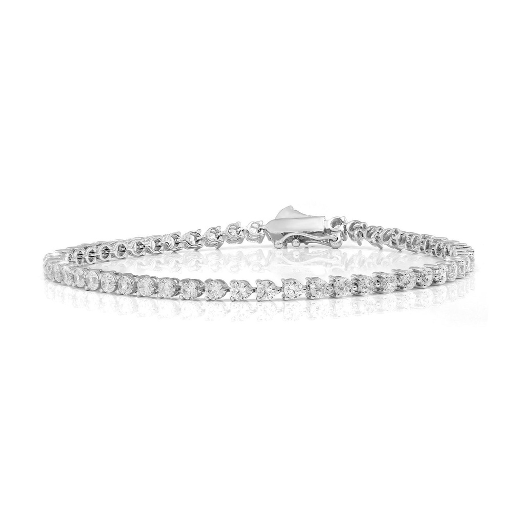  Round Diamond Designer Tennis Bracelet 