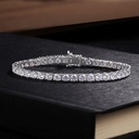 6.00 mm Round Cut Diamond Tennis Bracelet For Women