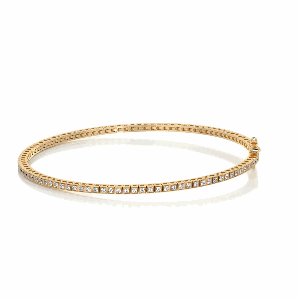 3.00 mm Round Cut Diamond Tennis bracelet For Women