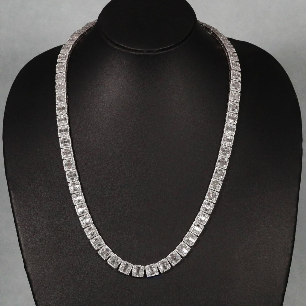 Forged with luxury in mind our mens hip hop diamond chain featuring 14 kt gold lab created diamonds flaunts an exclusive and lavish design