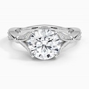 Fancy Wedding Ring, Round Cut Engagement Ring for Women