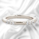 Round Cut Diamond Eternity Wedding Band For Women