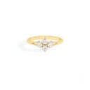 Round Lab Grown Diamond Solitaire Engagement Ring One Diamond 10k Solid Gold Wedding Ring With CVD Oval Diamond Ring Gift For Her