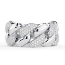 Round Cut Diamond Unique Eternity Wedding Band For Women