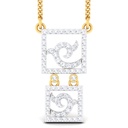 Round Cut Diamond Unique Style Pendant For Women