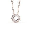 Elegant Dainty Brilliant Sterling Silver and Platinum Group Metal Multi-Layer Plating Best Gift for her