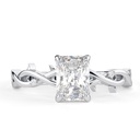1.50CT Radiant Cut Diamond Twisted Anniversary Ring for Women