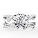 1.50CT Round Cut Diamond Twisted Bridal Set Ring for Women