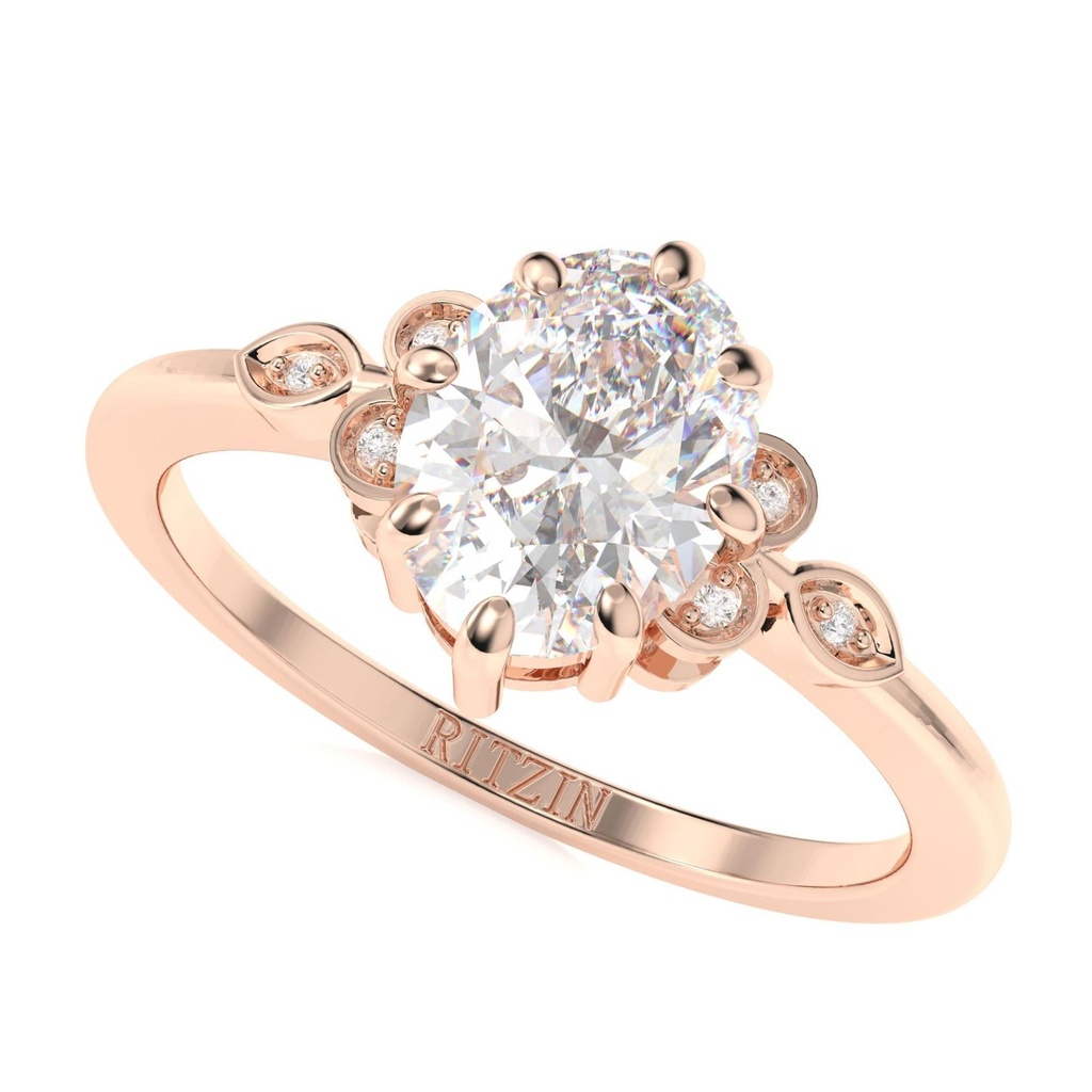 2.00CT Oval Diamond 7 Stone Engagement Ring For Her