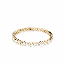 Moissanite Marquise stone Sterling Silver Tennis Bracelet