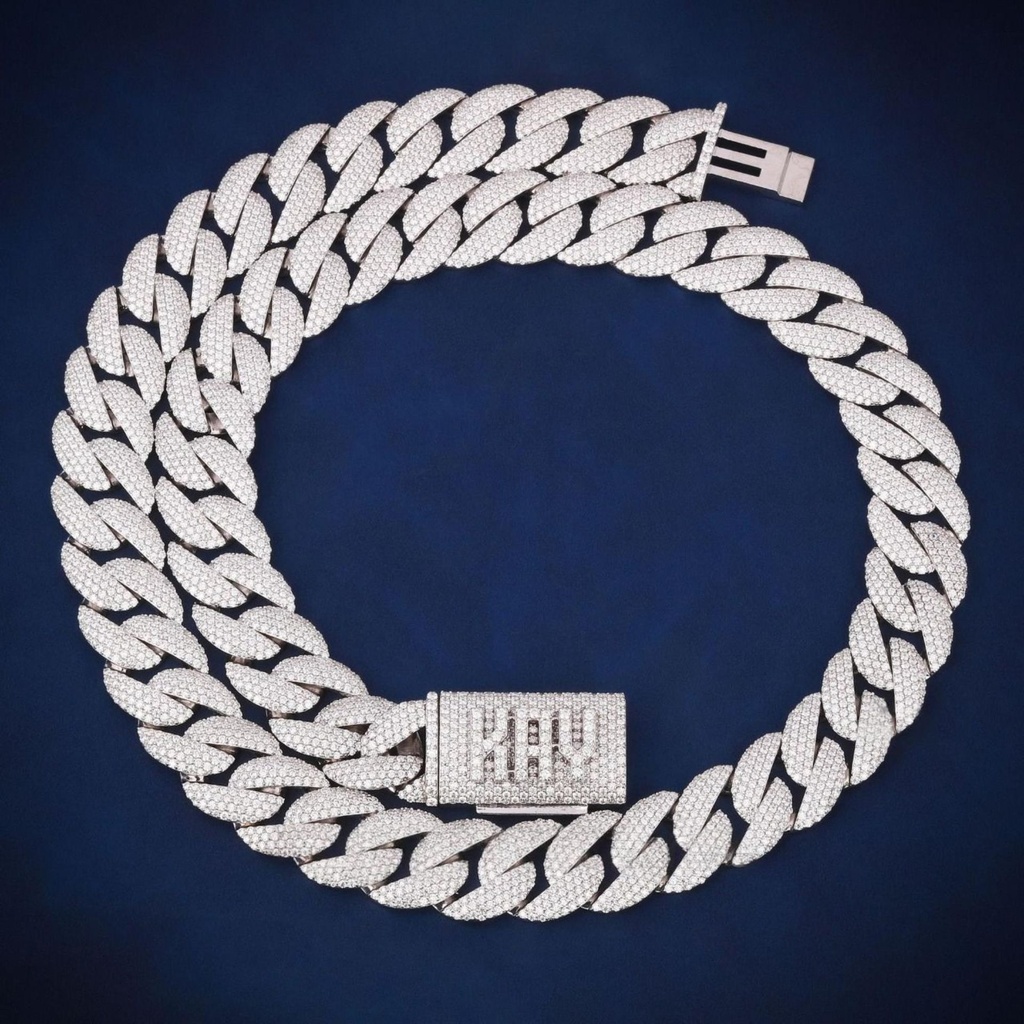 26 inch 18 mm hip hop cuban chain for men