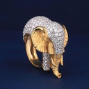 Round Cut Diamond Hip hop Ring for Men Hip hop Jewelry Unique Style Heavy Design