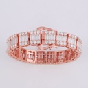Fancy bracelets for unisex custom made hip hop jewelry design vvs clarity