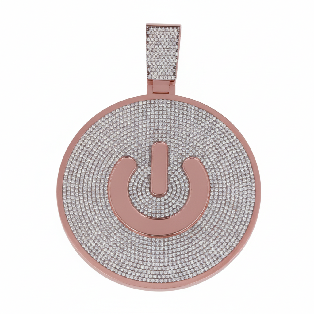 Elevate your hip hop game with this unique and stylish diamond pendant crafted in 14 kt gold with lab grown diamonds