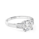 1.50ct Round Cut Diamond 3 Stone Engagement Ring for Women