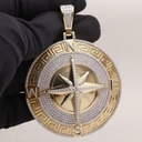 Glamorous 14 kt yellow gold diamond pendant with vvs clarity for men and women